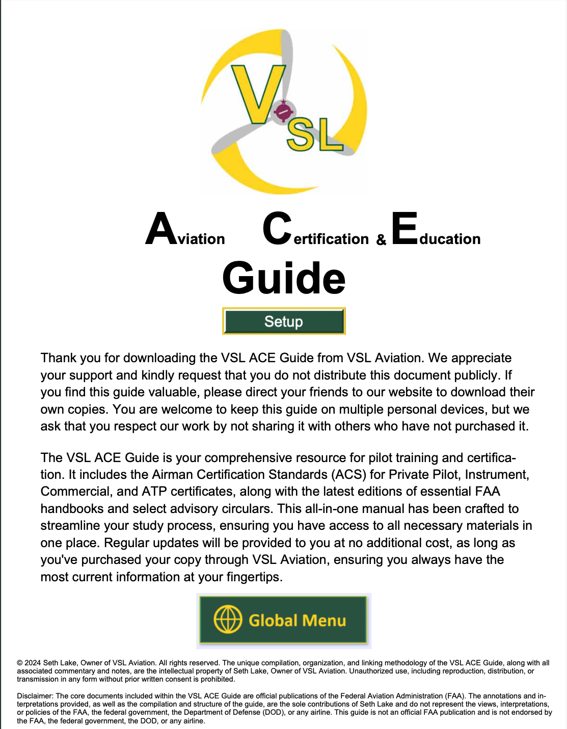 VSL ACE Guide (Checkride Cheat-Sheet)