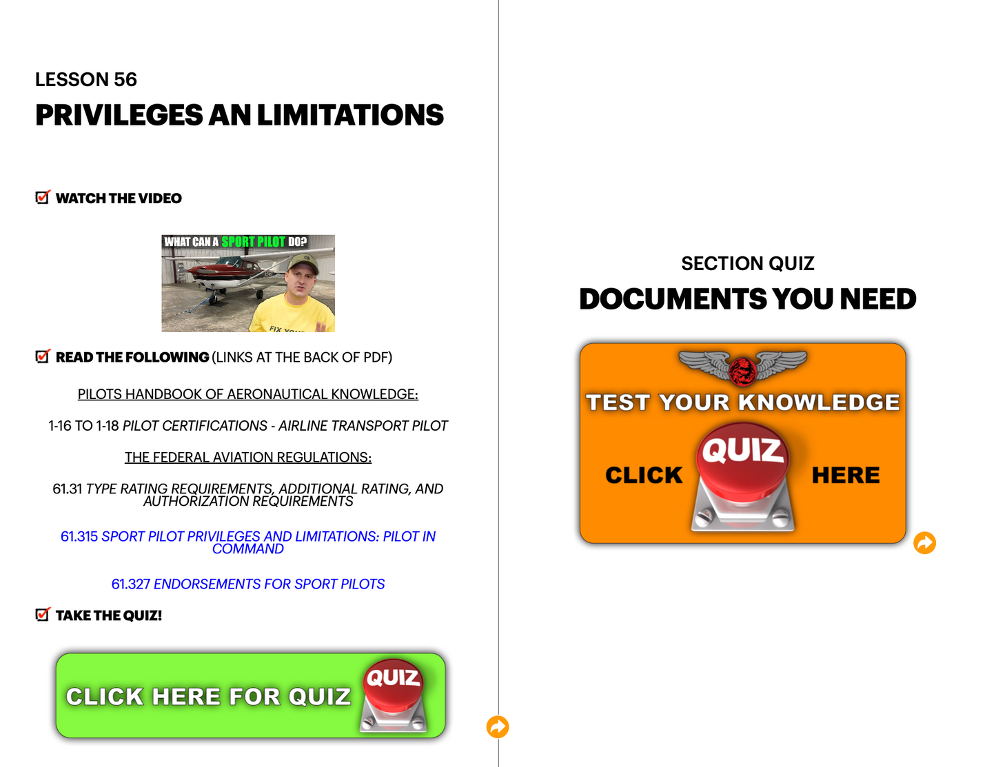 Affordable Online SPORT Pilot Ground Course | FAA Written Exam Prep & Endorsement