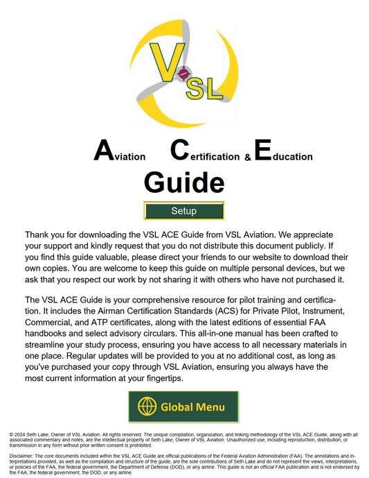 VSL ACE Guide Demo - Free Preview of the All-In-One Pilot Training Resource