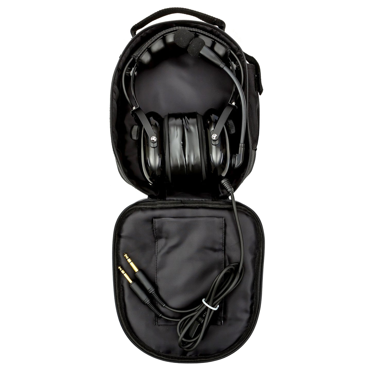 Kore Aviation KA-1 General Aviation Headset (Mono & Stereo) with Headset Bag - Dual GA Plugs
