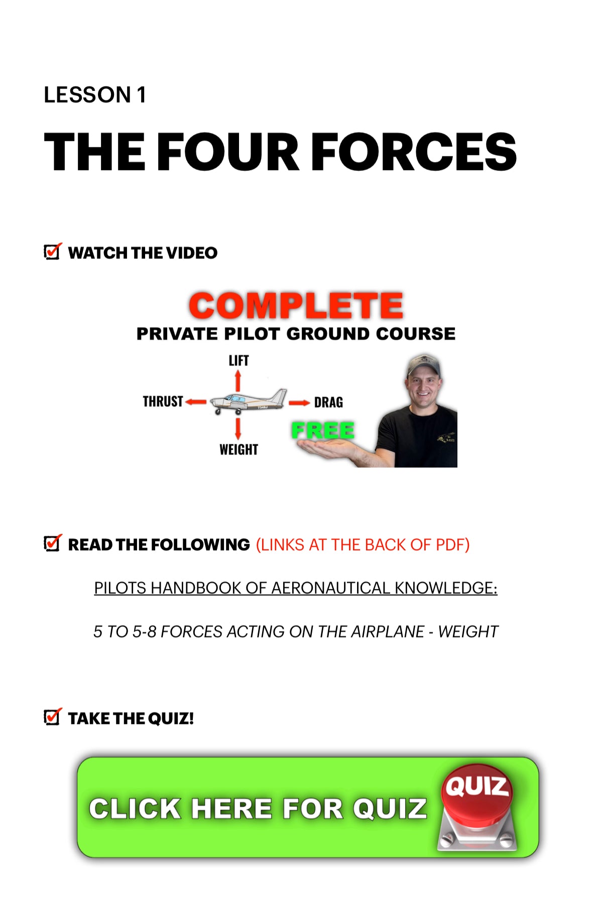 FREE Sport Pilot Ground Course | FAA Written Exam Prep