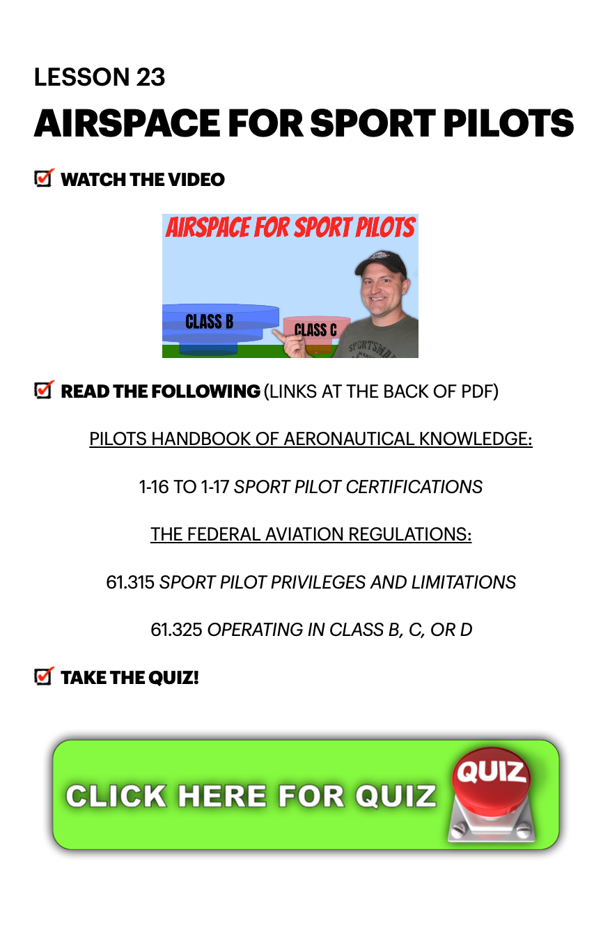 Affordable Online SPORT Pilot Ground Course | FAA Written Exam Prep & Endorsement